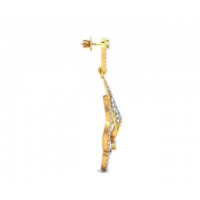Devya Diamond Dangle Drop Earrings